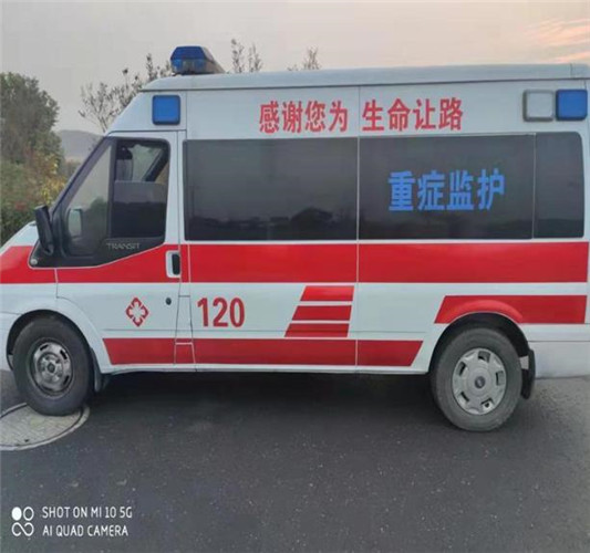 焦作救护车出租服务案例3